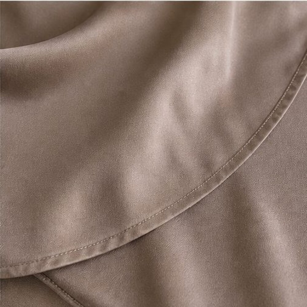 Taupe Puff Sleeve Top - Picture 6 of 6